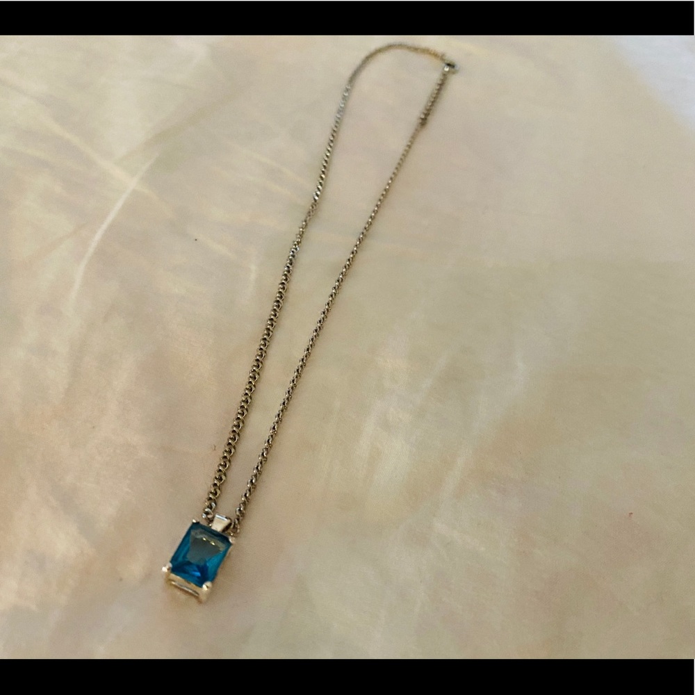 Blue Gem Necklace~